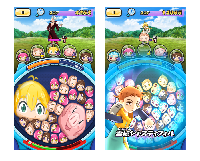 パズルアプリ 妖怪ウォッチ ぷにぷに とコラボ開催中 メリオダスたちが ぷにっと した超可愛い姿に News Tvアニメ 七つの大罪 戒めの復活 公式サイト